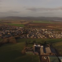 The village of Abernethy today.