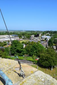 View of Deads Lane trench from top of Round Tower